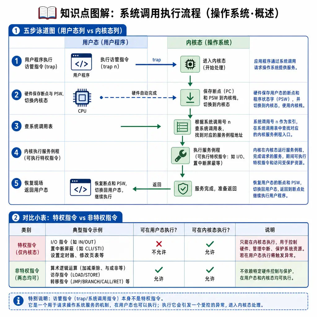 408操作系统第1章操作系统概述知识点图解