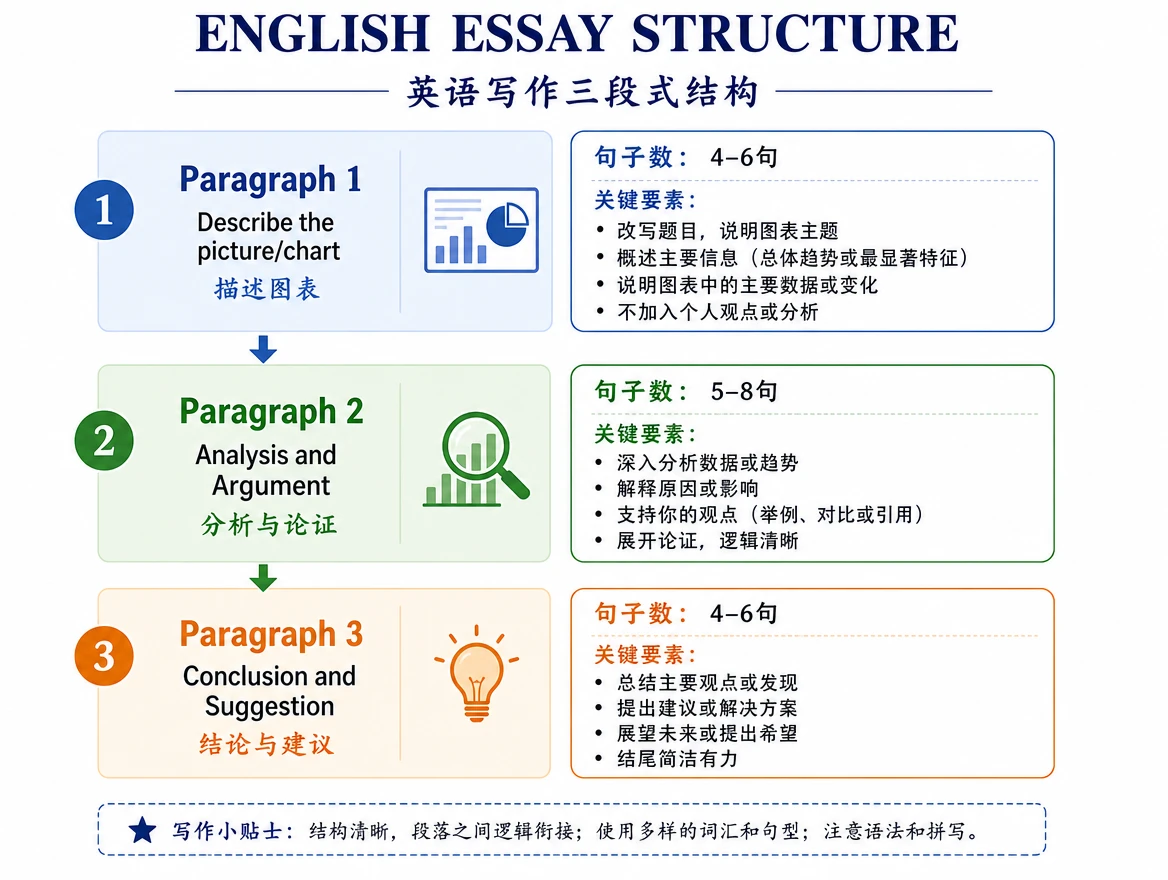 英语写作结构图解