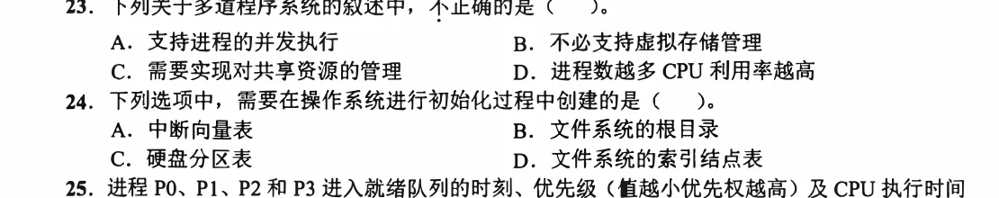 2022年408真题 第23-24题(第23-24题)